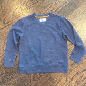 Old Navy - Boys Heather Blue V-Neck Sweater